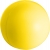 Anti-stress bal van PU foam. geel