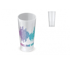 Ecologische cup design PP 500ml bedrukken